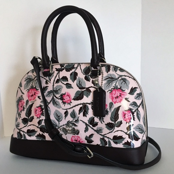 Coach Patent Mini Sierra Crossbody - Sleeping Rose - Picture 5 of 8